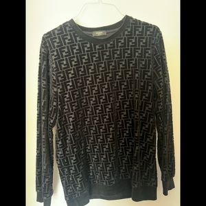 Fendi suede sweater